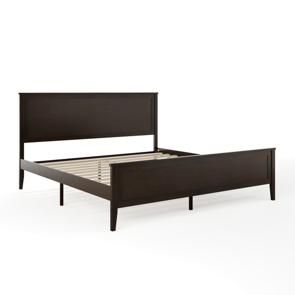 Martha Stewart Corbin Wooden Platform Bed With Headboard And Footboard ...